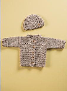Cardigan and Hat
