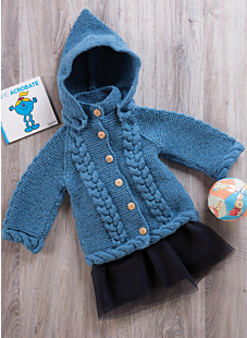 Coat with Removable Hood