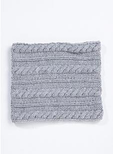 Pale grey snood