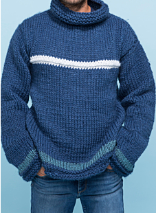 Men's High-neck Sweater