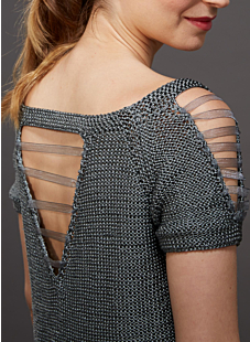 Lace-up Sleeve Sweater