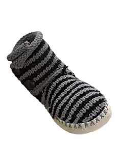Stripy slipper socks