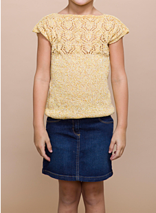 Sleeveless, Openwork Top Sweater