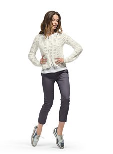 Zipped cardigan