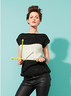 2 colour sweater