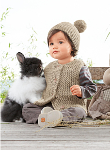 Gilet and hat