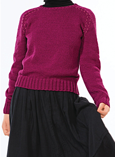 Round neck sweater