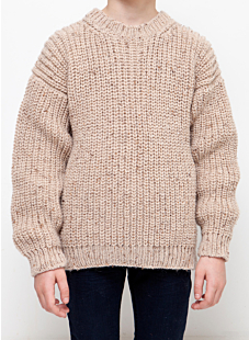 Round collar sweater