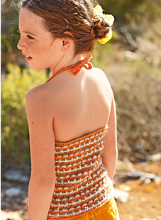 Halter-neck top