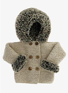 Hooded coat