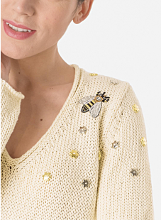 V neck sweater