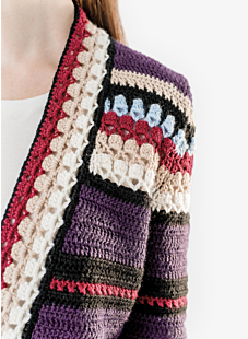 Crocheted cardigan