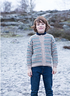 Round neck cardigan