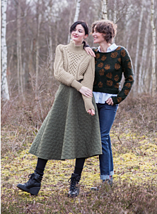 Cabled sweater