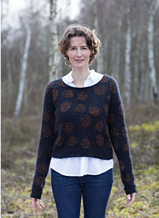 Fine intarsia sweater