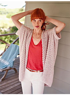Wide cardigan