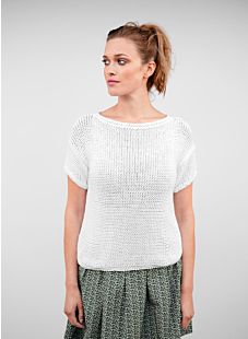 Short sleeve sweater