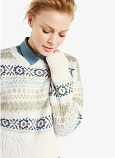 Intarsia sweater