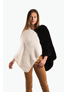 2 colour poncho