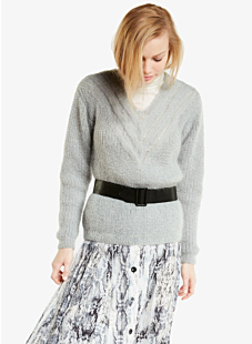 V neck sweater