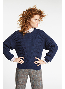 Cabled sweater