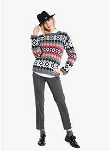 Intarsia sweater