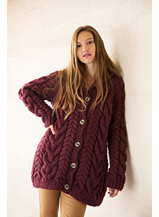 Coat with shawl collar