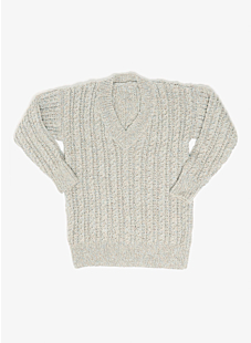 Long v neck sweater