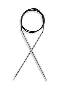 Steel Bergère de France circular needles, 80 cm