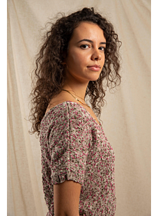 sweater with front and back v-neck