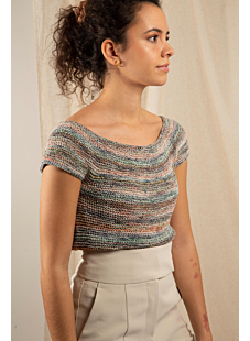 top down sweater in the round