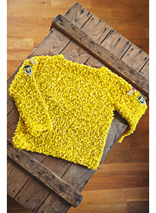 Top down yoke sweater