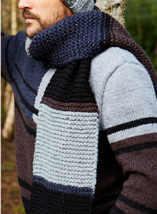 Garter st scarf