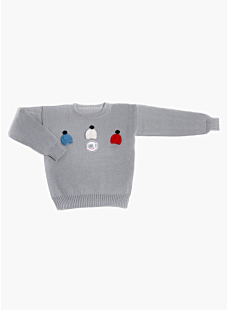 Round neck hat sweater