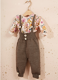 Pants with suspenders