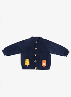 Raglan cardigan