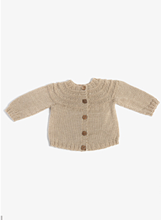 Yoke cardigan