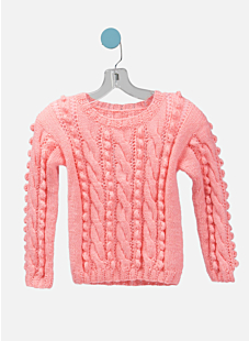 Cabled sweater