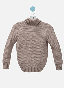 Sweater with shawl collar