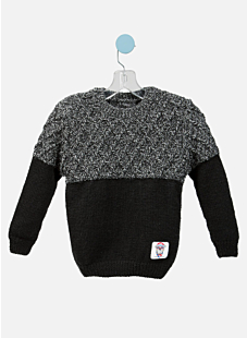 Two color sweater
