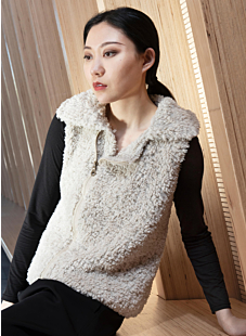 Zipped waistcoat