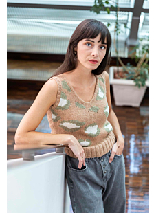 Intarsia Vest