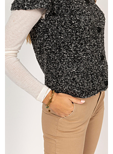 Top down cardigan