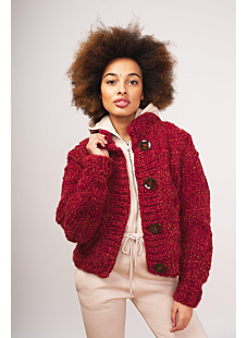 Cabled cardigan