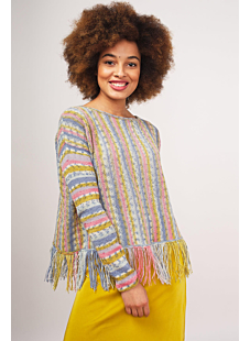 Fringe sweater