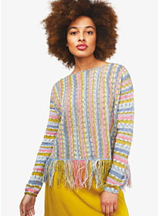 Fringe sweater