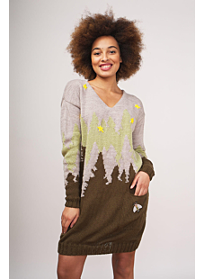 Intarsia dress