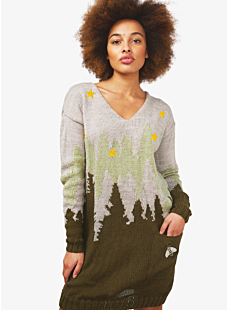Intarsia dress