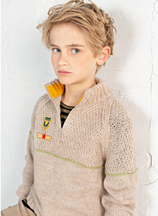 High neck sweater