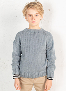 Round collar sweater